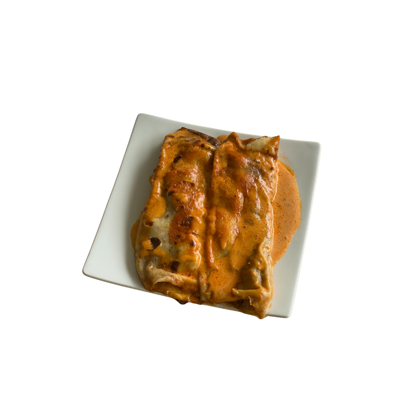Canelones de carne y verdura